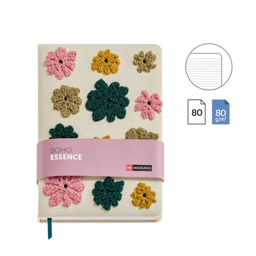 Notes Miquelrius A5 Boho Essence Towel 80L 80g/m2 crte MR8302-1