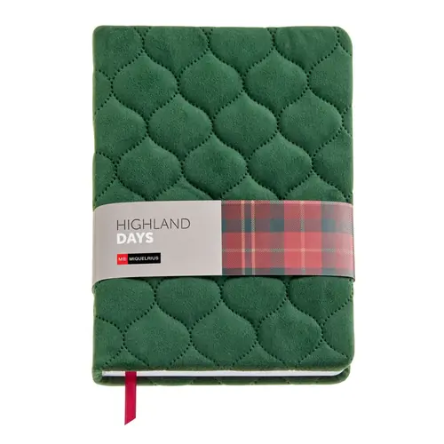 Notes Miquelrius A5 Highland Days podstavljeni zeleni 80L 80g/m2 točkice MR8294-0