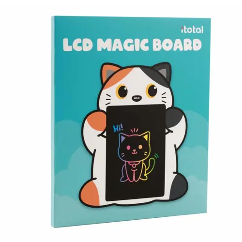 Čarobna ploča iTotal LCD Cat narančasta XL3171-0