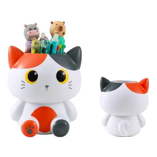 Čaša za olovke iTotal Cat narančasta 3D XL3014-0