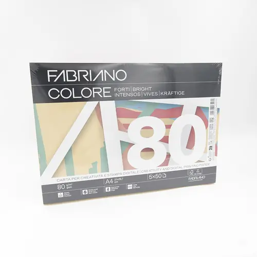 Papir Fabriano Colore A4/80g miješani tamni 250L 19100809-0