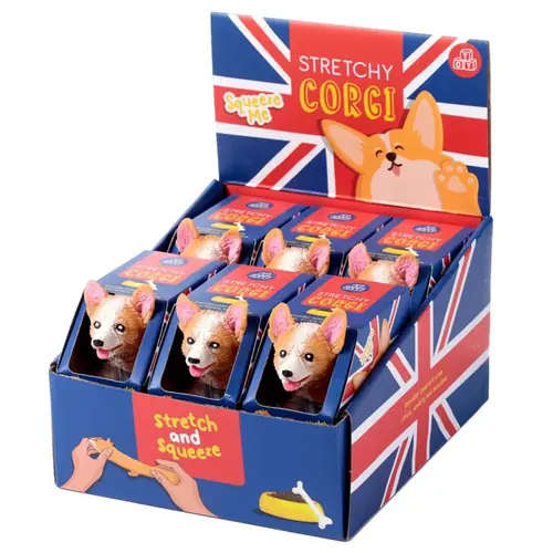 Igračka Puckator rastezljivi pas Corgi 12/1 TY894-6