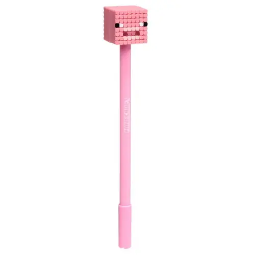 Kemijska olovka Puckator Minecraft s gumenim ukrasom (Pig/Bee/Zombie/Skeleton) sortirano 24/1 PEN254-4