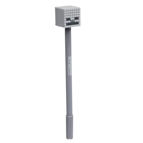 Kemijska olovka Puckator Minecraft s gumenim ukrasom (Pig/Bee/Zombie/Skeleton) sortirano 24/1 PEN254-5