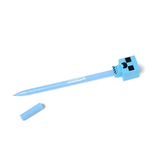 Kemijska olovka Puckator piši briši s Minecraft Chibi silikonskim ukrasom sortirano 36/1 PEN276-4