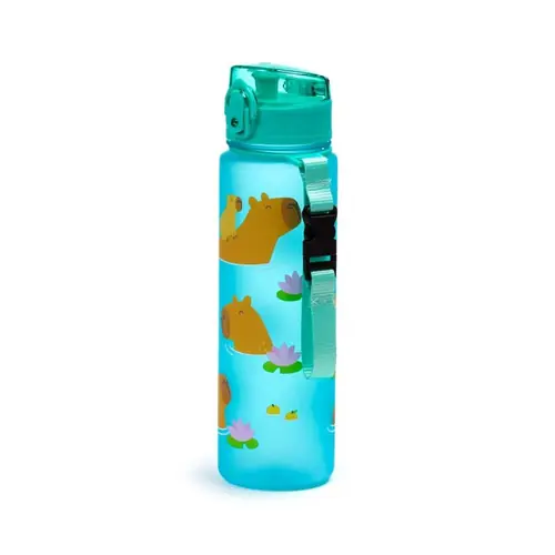 Plastična boca Puckator Capybara s poklopcem na pritiskanje nelomljiva 600ml BOT353-5