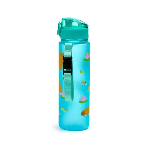 Plastična boca Puckator Capybara s poklopcem na pritiskanje nelomljiva 600ml BOT353-6