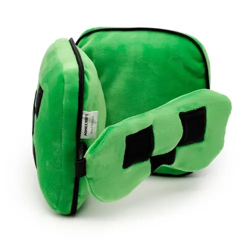Putni jastuk i maska za oči Puckator Relaxeazzz Minecraft Creeper CUSH306-2