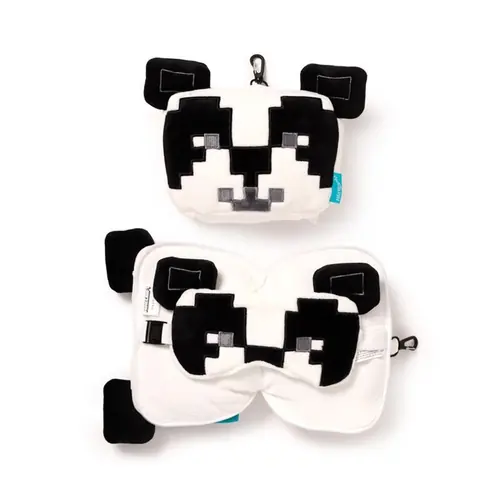 Putni jastuk i maska za oči Puckator Relaxeazzz Minecraft Panda CUSH432-0