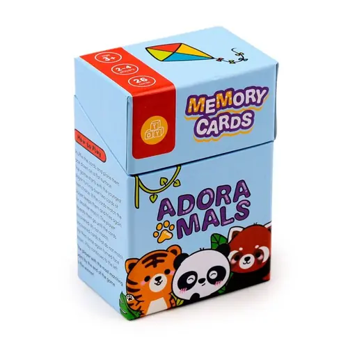Set kartica za igru memorije Puckator Adoramals Wild Kids GAME03-0