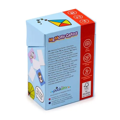 Set kartica za igru memorije Puckator Adoramals Wild Kids GAME03-3