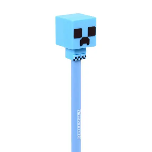 Set od 4 kemijske olovke Puckator piši briši s Minecraft Chibi silikonskim ukrasom PEN314-7