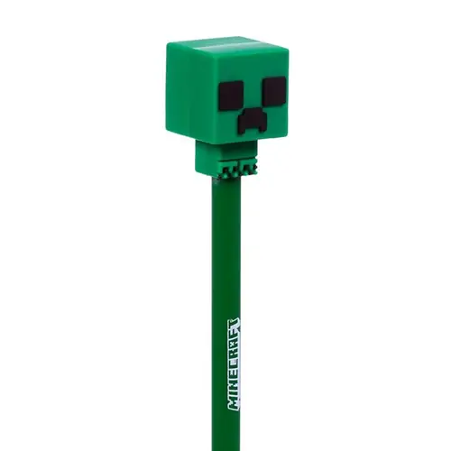Set od 4 kemijske olovke Puckator piši briši s Minecraft Chibi silikonskim ukrasom PEN314-8