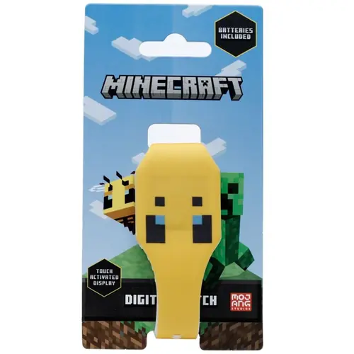 Silikonski digitalni sat Puckator Minecraft Faces sortirano 16/1 WATC20-6