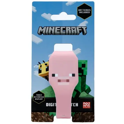 Silikonski digitalni sat Puckator Minecraft Faces sortirano 16/1 WATC20-7