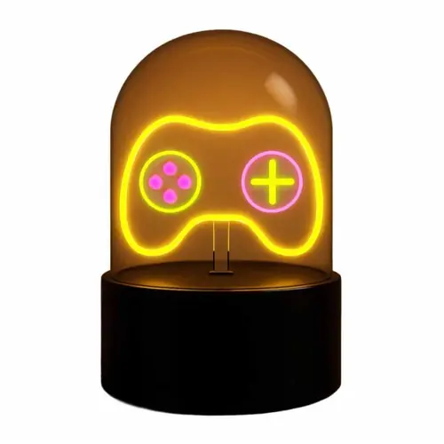 Lampa staklena kupola iTotal NEON-efekt LED rotirajuća Let’s Play XL3260-0