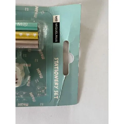 Outlet artikl - B grade Set Miquelrius olovaka grafitnih i gumica Cat rules 6/1 MR11140-0