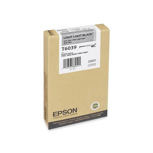 Tinta Epson T603900 STY 7800/9800 light light black 220ml-0