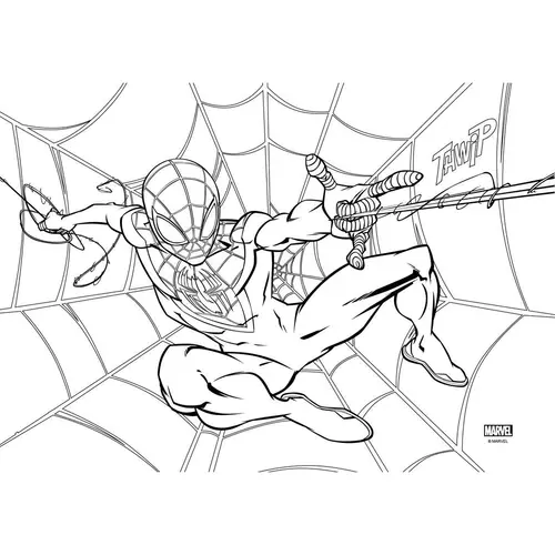 Blok za bojanje Spiderman 23x33cm 40L 508554 zamjena 80894-4