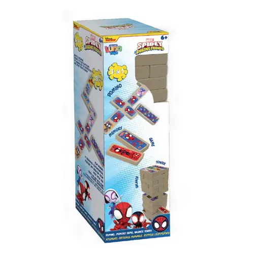 Igra Spidey Tower 3u1 (Domino, Memory, Balance) 508691-0