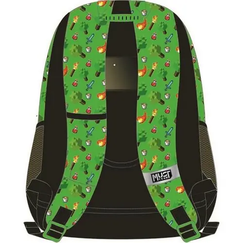 Ruksak školski Must team Videogame s 3 zipa 39x27x17cm 587758-1