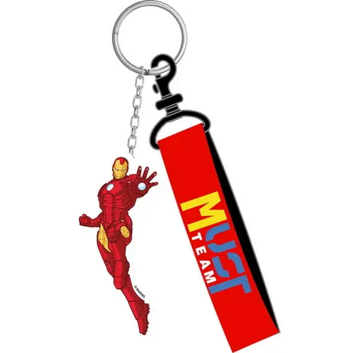 Ruksak vrtićki Must team Iron man s 2 pretinca (i privjeskom za ključeve)  27x10x31cm 506355-2