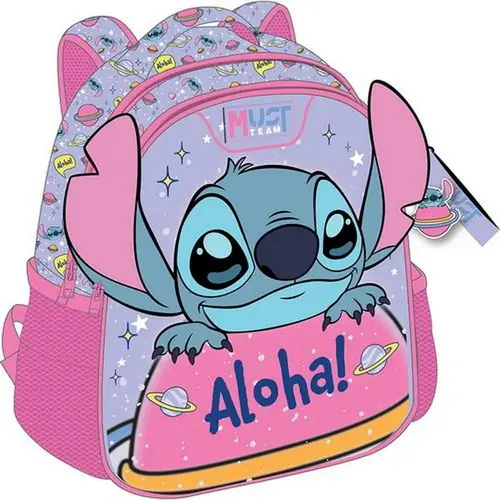 Ruksak vrtićki Must team Stitch aloha s 2 pretinca (i privjeskom za ključeve) 27x10x31cm 565788-0