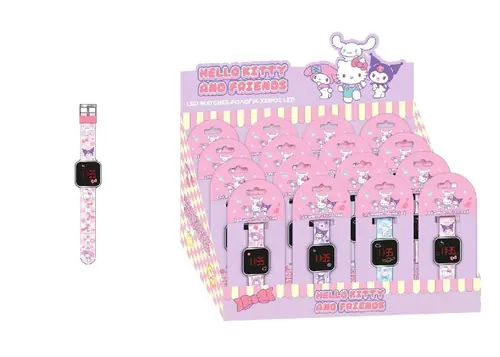 Sat digitalni ručni Hello Kitty i prijatelji 490232 (D) 4/16-0