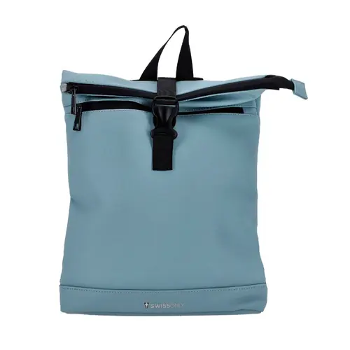 Ruksak Swiss Only s preklopnim (roll-top) zatvaranjem 27x9x35cm 9L nebesko plavi SO-122-SBLUE-0