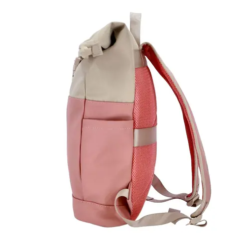 Ruksak Swiss Only s preklopnim (roll-top) zatvaranjem 29x12x45cm 16L rozo bež SO-124-PBEIGE-2