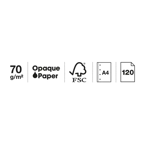 Kolegij blok Miquelrius A4 70g 120L spiralni crte Lifestyle Magic Unicorn MR4463-3