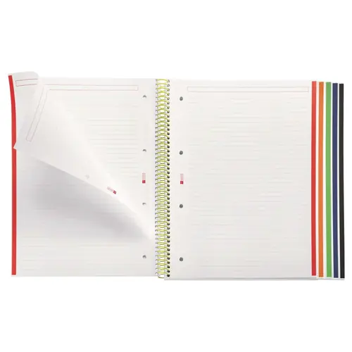 Kolegij blok Miquelrius A4 90g 120L spiralni crte Emotions Lime MR49940-2