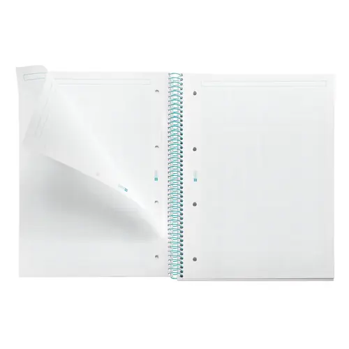 Kolegij blok Miquelrius A4 90g 80L spiralni kocke Between the lines Sky Blue MR4513-2