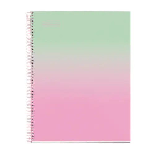 Kolegij blok Miquelrius A4 90g 80L spiralni kocke Gradient Mint & Pink MR4447-0