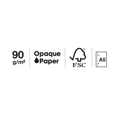 Kolegij blok Miquelrius A5 90g 120L spiralni crte Emotions Lime MR49952-4