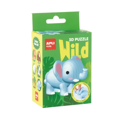 Puzzle 3D Apli Wild Slon 20021-0