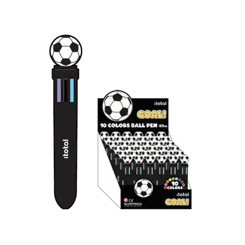 Kemijska olovka iTotal Nogomet SPORT 10 boja 36/1 XL2370P-0