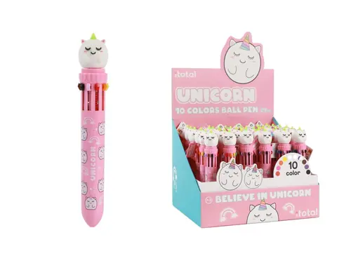Kemijska olovka iTotal Unicorn 10 boja 36/1 XL2370B-0