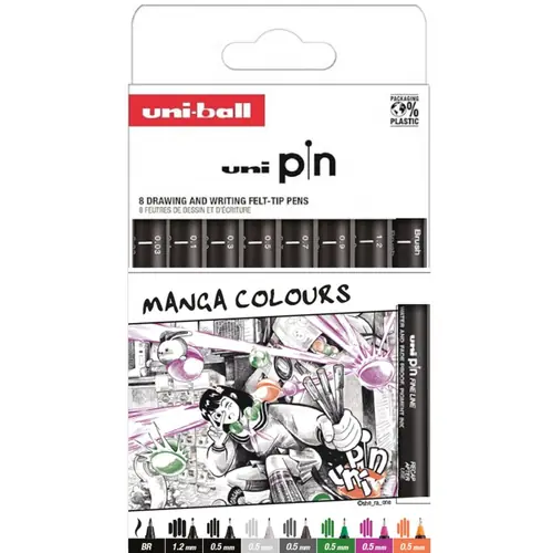Marker Uni PIN-200 set 8P manga colours (LS)-0