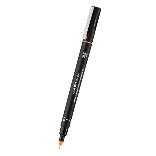 Marker Uni PIN01-200(S) narančasti-0