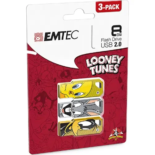 USB stick Emtec 2.0, 8GB LT01, ECMMD8GM752, Pack 3/1-0
