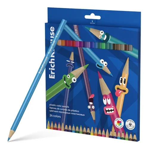 Drvene bojice ErichKrause trokutaste Color Friends 3mm 24/1-0