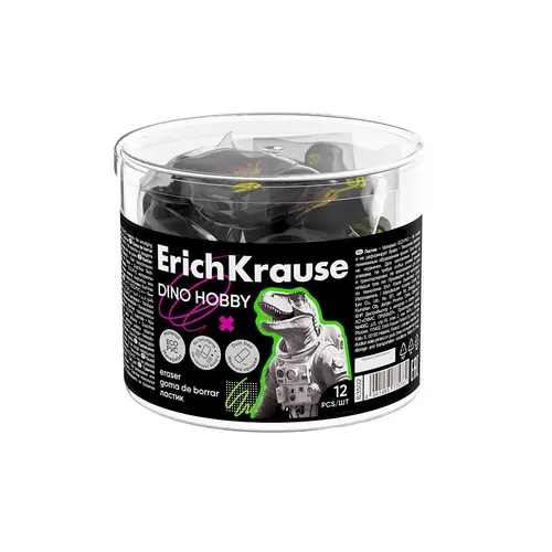 Gumica ErichKrause Dino Hobby sortirano 12/1-4