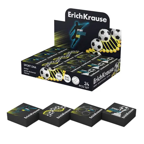 Gumica ErichKrause Sport DNA sortirano 24/1-0