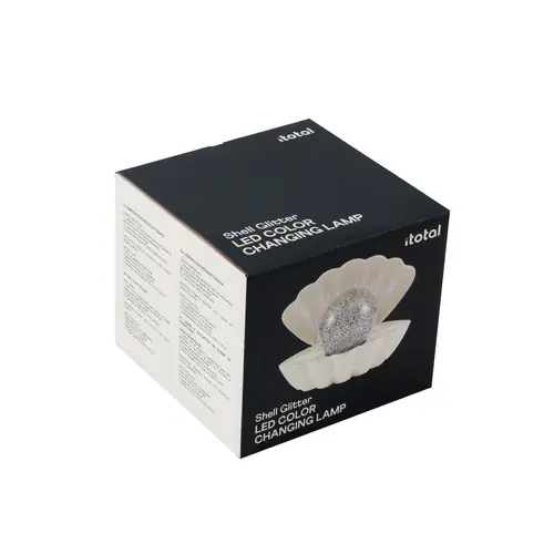 Lampa iTotal školjka bijela glitter XL2930D-1