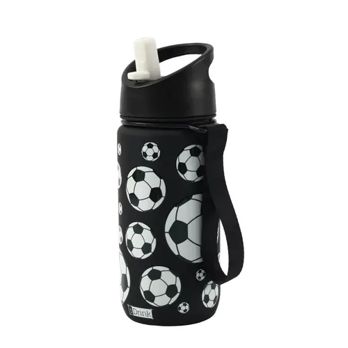 Plastična boca iTotal od tritana 500ml Nogomet crna ID2120M-0
