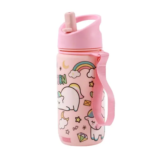 Plastična boca iTotal od tritana 500ml Unicorn roza ID2121J-0