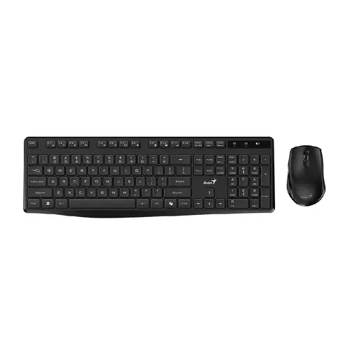Set Genius tipkovnica KM-8206S + Miš bežični, crni-0