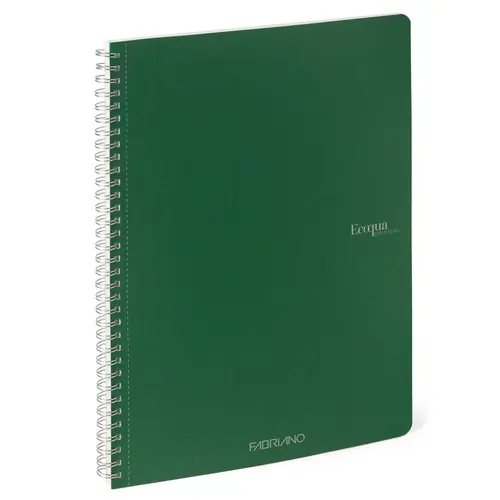 Bilježnica Fabriano Ecoqua original A4 90g 70L spiralna crte foglia 19290214-1
