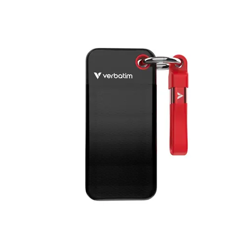 SSD Pocket Verbatim #32284 512GB 3.2 Gen2, USB-C, crno/crvena-0